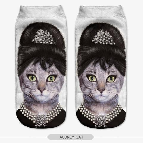 3D CAT SOCKS