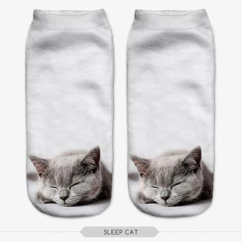 3D CAT SOCKS