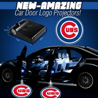 Thumbnail for 2 MLB Chicago Cubs Wireless LED Car Door Projectors