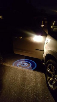 Thumbnail for 2 MLB Chicago Cubs Wireless LED Car Door Projectors