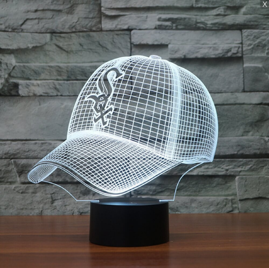 MLB CHICAGO WHITE SOX 3D LED LIGHT LAMP