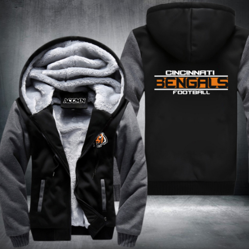 NFL CINCINNATI BENGALS THICK FLEECE JACKET
