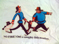 Thumbnail for Curious George Fireman Red Ringer Tshirt - TshirtNow.net - 5