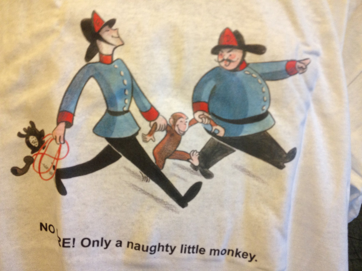 Curious George Fireman Red Ringer Tshirt - TshirtNow.net - 6