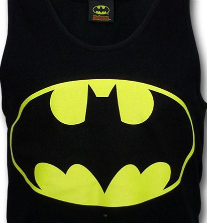 Batman Classic Logo Symbol Black Men's Tank Top - TshirtNow.net - 1