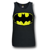 Thumbnail for Batman Classic Logo Symbol Charcoal Men's Tank Top - TshirtNow.net - 3