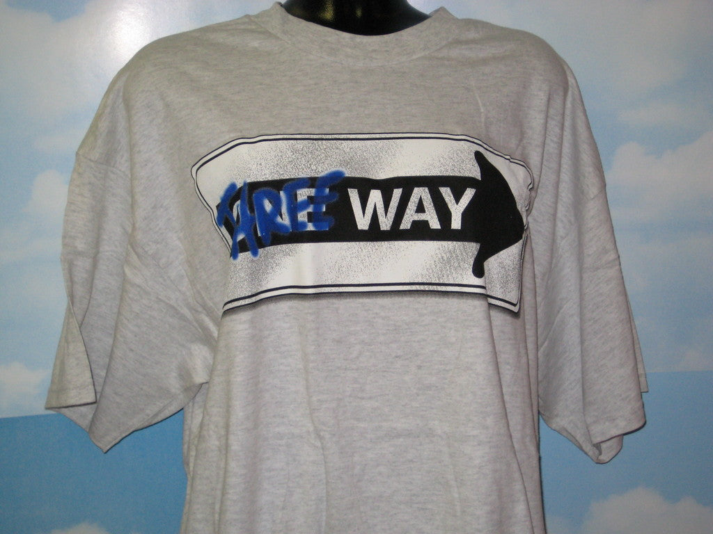 Three Way Adult Natural Size XL Extra Large Tshirt - TshirtNow.net - 2