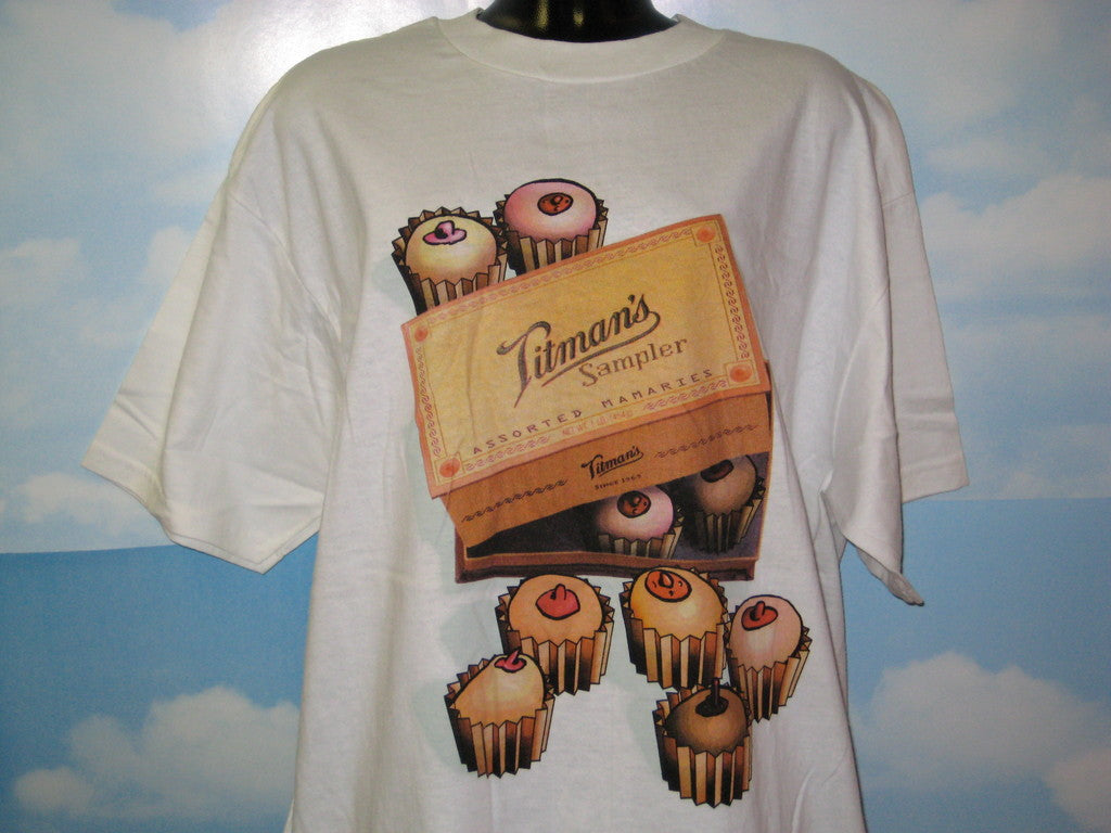 Titman's Sampler Adult White Size XL Extra Large Tshirt - TshirtNow.net - 2