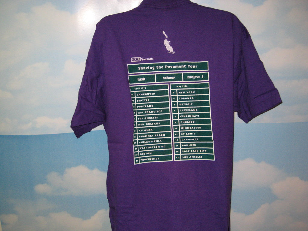 4 Ad Tour Adult Purple Size XL Extra Large Tshirt - TshirtNow.net - 3