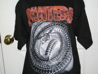 Thumbnail for Pantera Snake Skeleton Adult Black Size L Large Tshirt - TshirtNow.net - 1