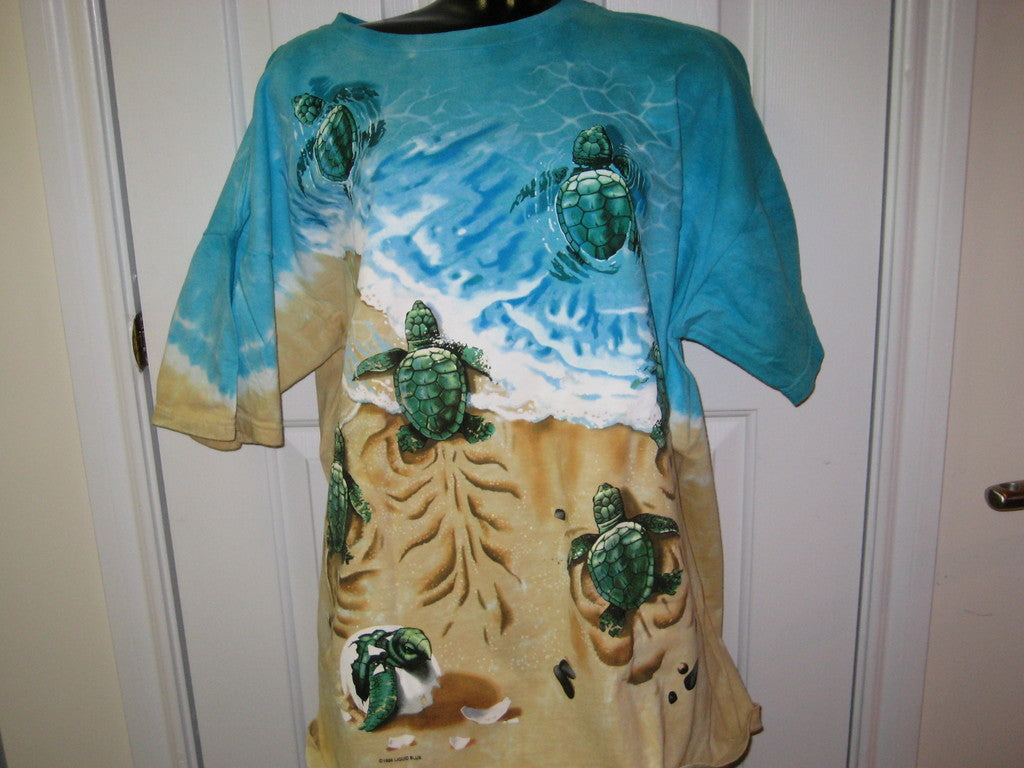 Turtle Beach Adult Tie-Dye Size XXL Extra Extra Large Tshirt - TshirtNow.net - 2