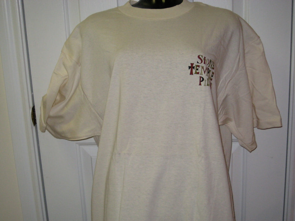 Stone Temple Pilots Classic Tour Adult Natural Size XL Extra Large Tshirt - TshirtNow.net - 1