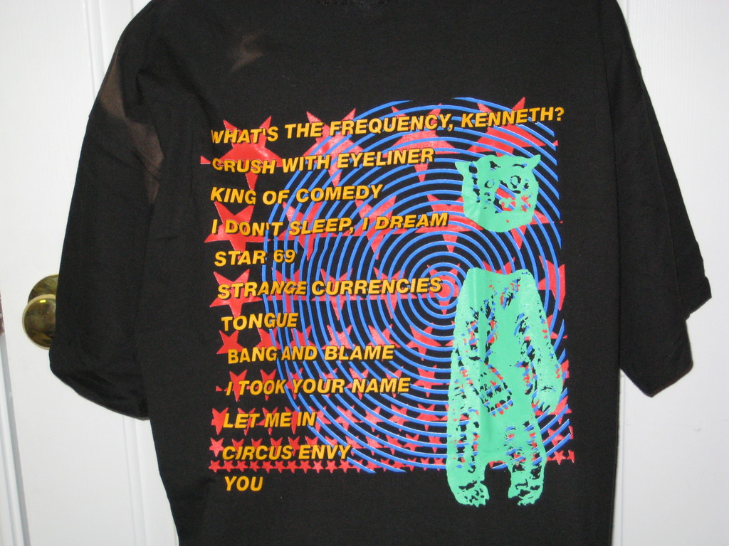 R.E.M. Monster Tour Adult Black Size XL Extra Large Tshirt - TshirtNow.net - 3