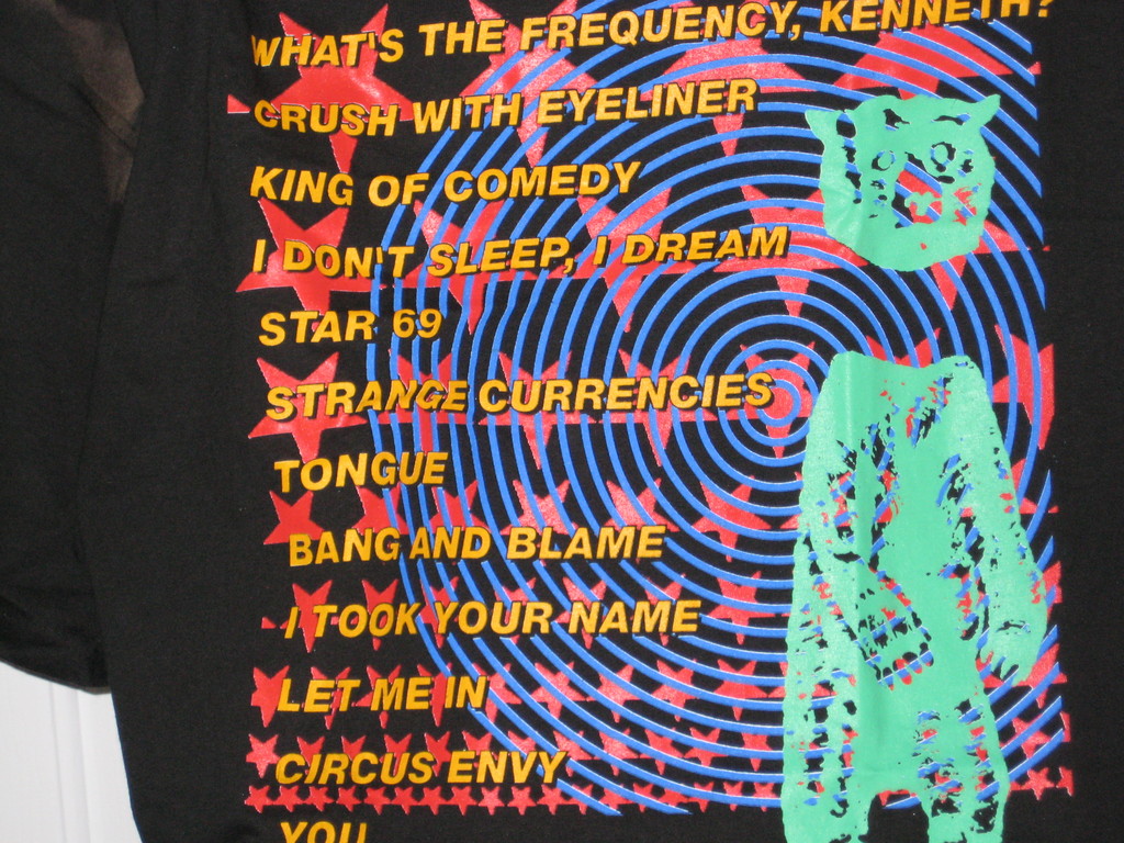 R.E.M. Monster Tour Adult Black Size XL Extra Large Tshirt - TshirtNow.net - 4