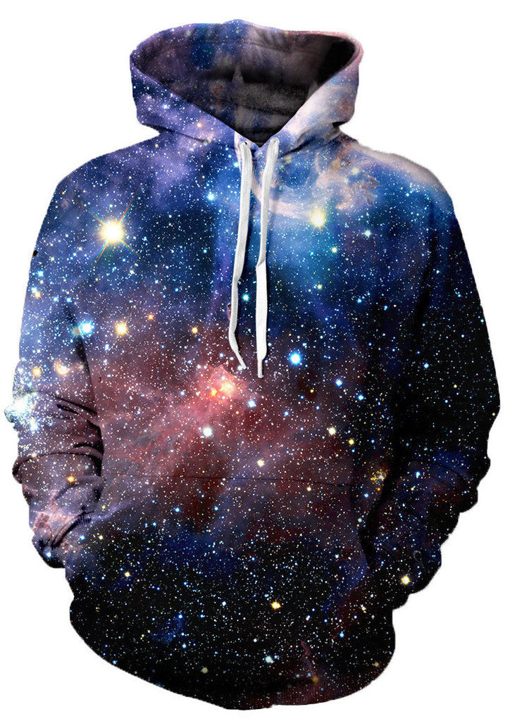 Lush Galaxy Allover 3D Digital Print Hoodie - TshirtNow.net