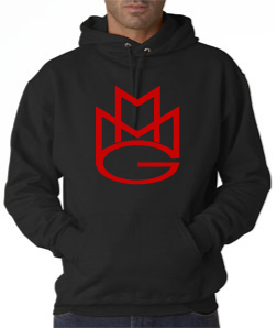 Maybach Music Hoodie:Black With Red Print - TshirtNow.net - 1