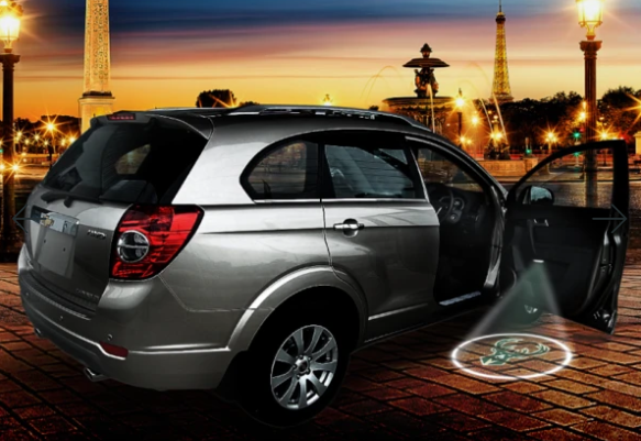 2 NBA MILWAUKEE BUCKS WIRELESS LED CAR DOOR PROJECTORS