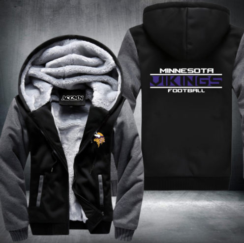 NFL MINNESOTA VIKINGS THICK FLEECE JACKET
