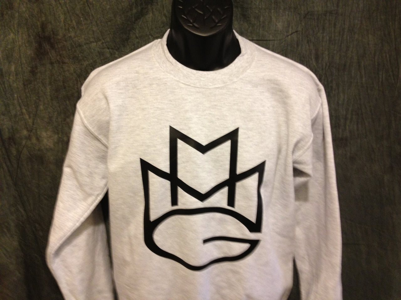 Maybach Music Crewneck Sweatshirt: Grey with Black Print - TshirtNow.net - 6