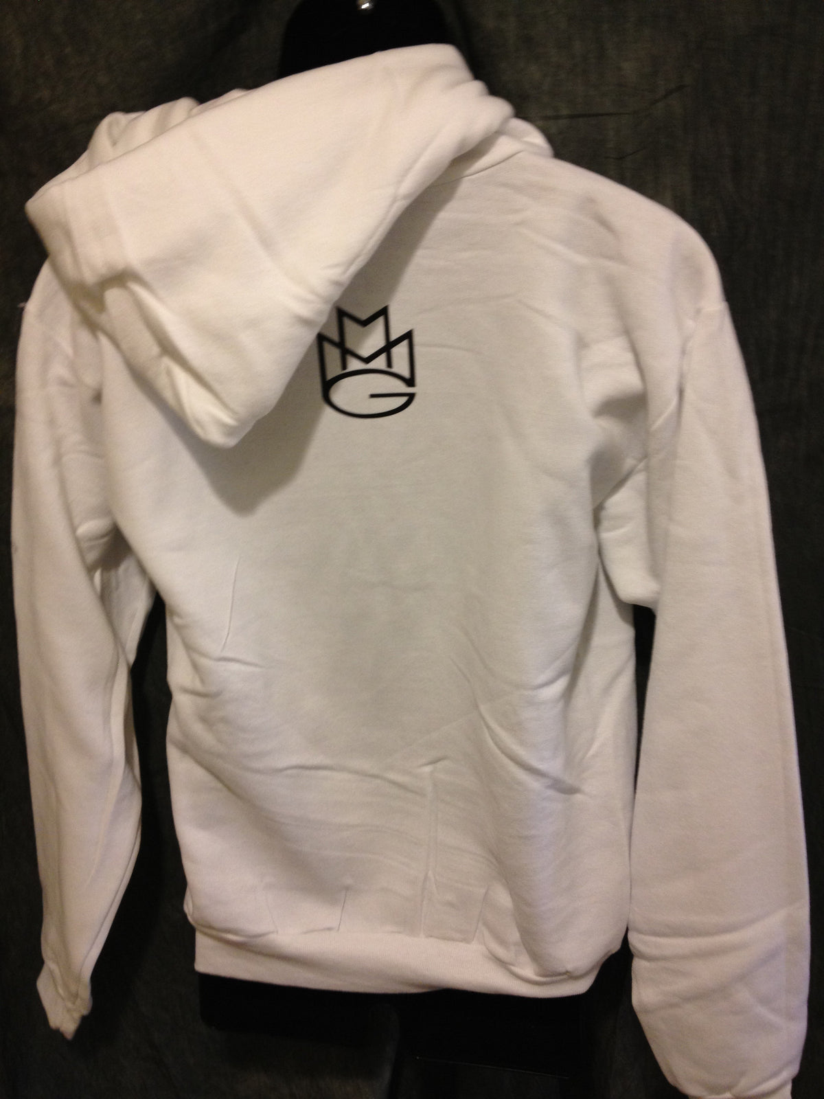 Maybach Music Group MMG Hoodie: White with Black Print - TshirtNow.net - 4