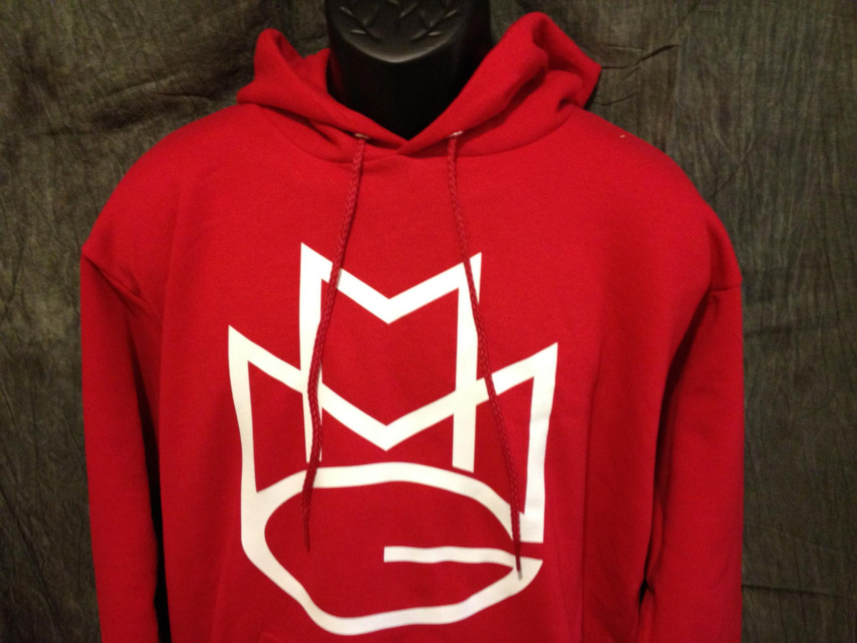 Maybach Music Hoodie:Red and White Print - TshirtNow.net - 4
