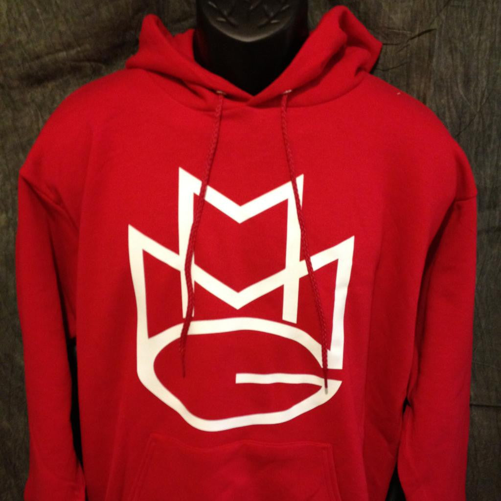 Maybach Music Hoodie:Red and White Print - TshirtNow.net - 2