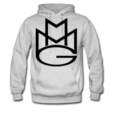 Maybach Music Hoodie: Grey with Black Print - TshirtNow.net