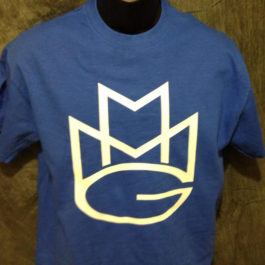 Maybach Music Group Tshirt: Blue with White Print - TshirtNow.net - 8
