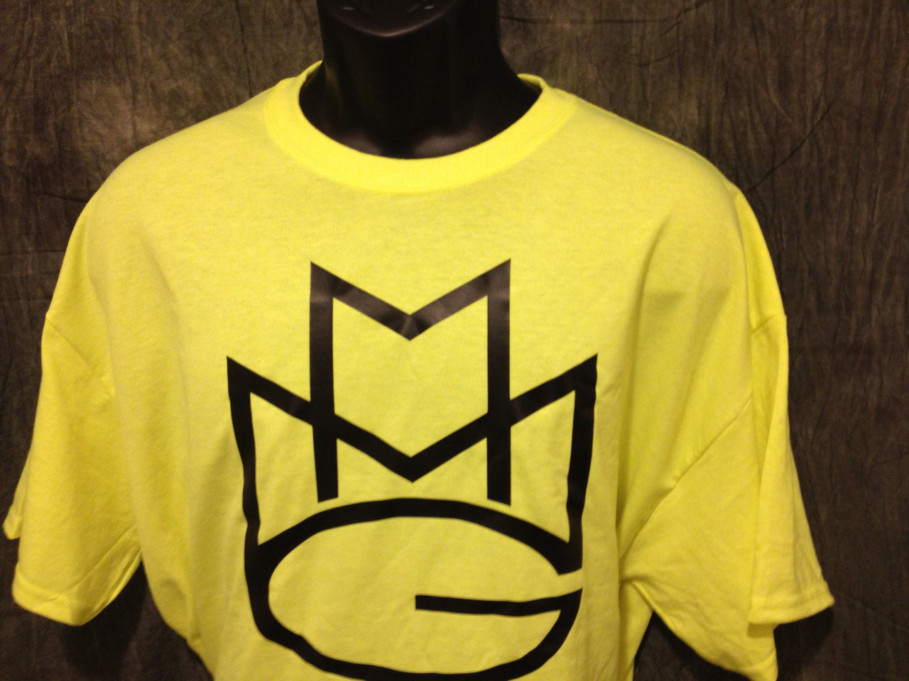 Maybach Music Group MMG Tshirt: Yellow with Black Print - TshirtNow.net - 3