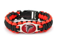 Thumbnail for NFL Atlanta Falcons Paracord Survival Bracelet