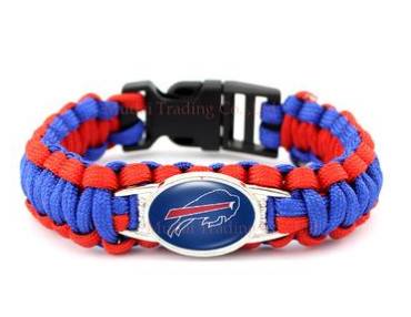NFL Buffalo Bills Paracord Survival Bracelet