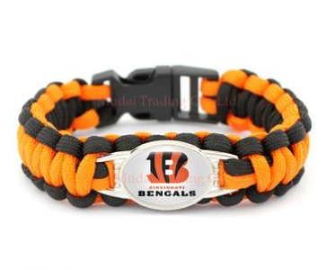 NFL Cincinnati Bengals Paracord Survival Bracelet
