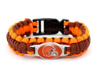 Thumbnail for NFL Cleveland Browns Paracord Survival Bracelet