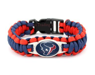 NFL Houston Texans Paracord Survival Bracelet