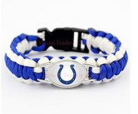 Thumbnail for NFL Indianapolis Colts Paracord Survival Bracelet
