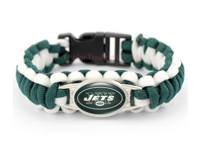 NFL New York Jets Paracord Survival Bracelet