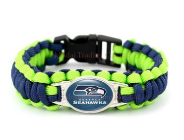 NFL Seattle Seahawks Paracord Survival Bracelet