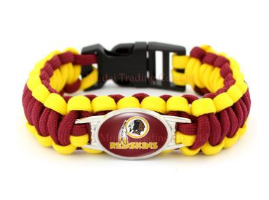 NFL Washington Redskins Paracord Survival Bracelet