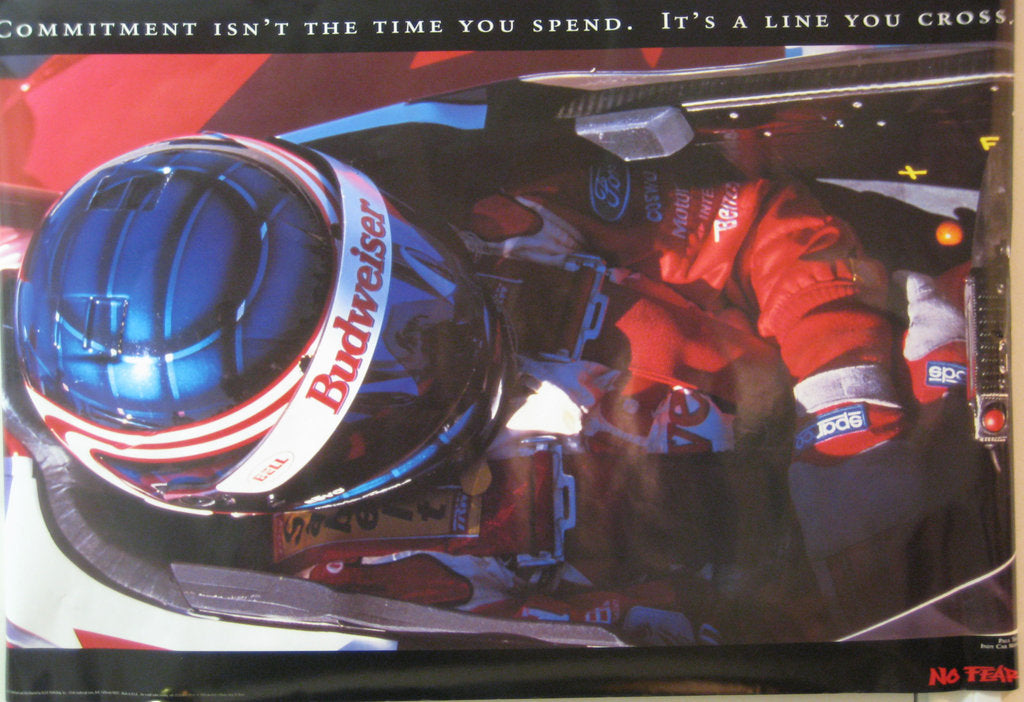 No Fear Budweiser Drag Racing Team Commitment Poster - TshirtNow.net