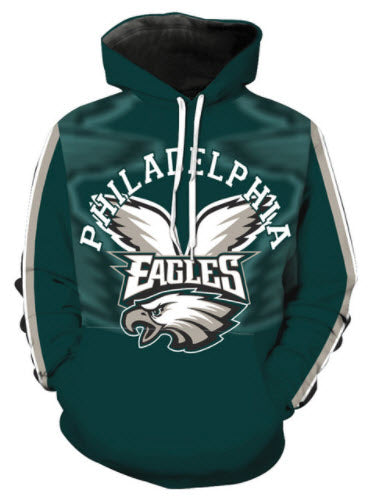Philadelphia Eagles Allover 3D Print Hoodie