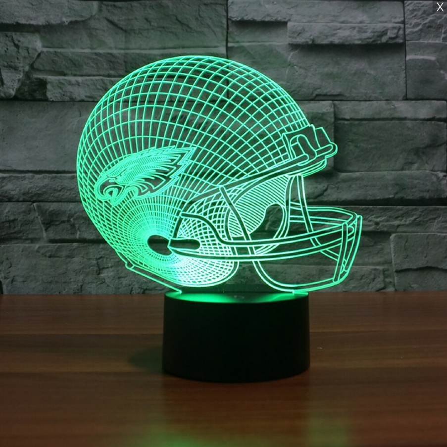 NFL PHILADELPHIA EAGLES 3D LED LIGHT LAMP