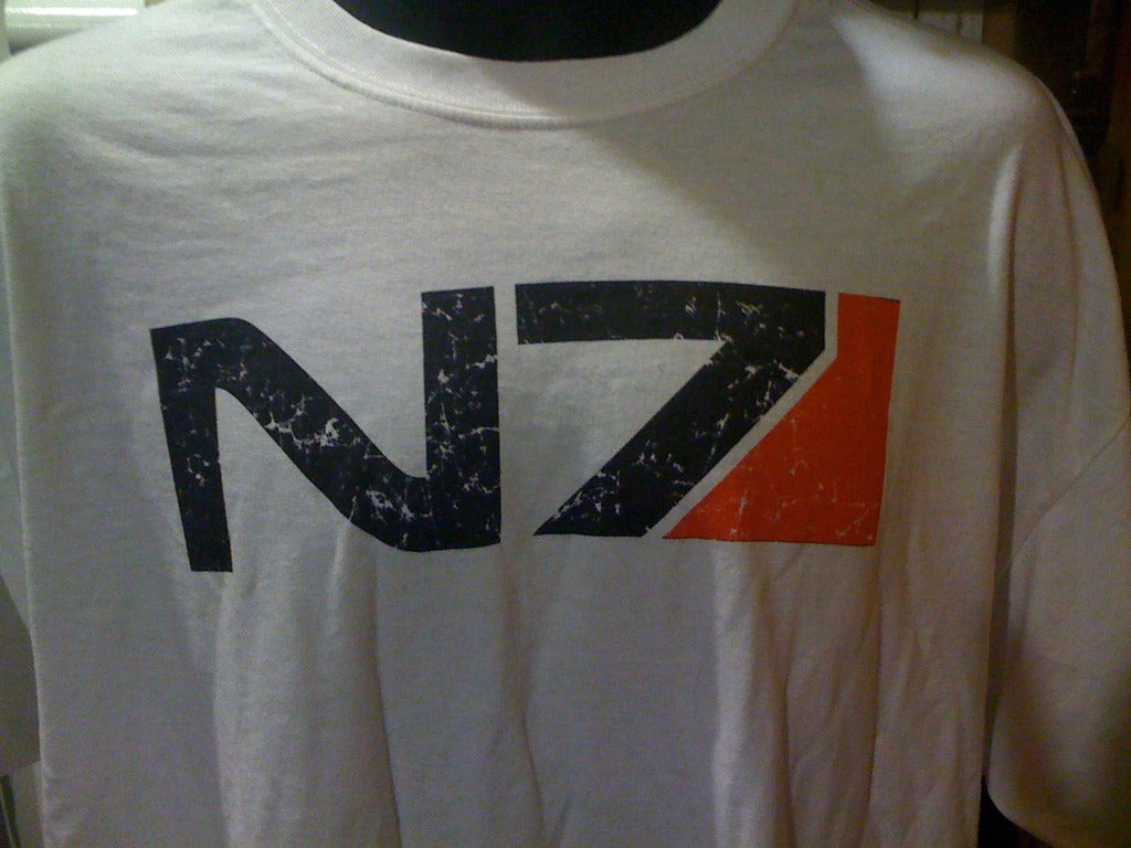 Mass Effect 2 N7 Vintage Worn Look Shirt - TshirtNow.net - 3