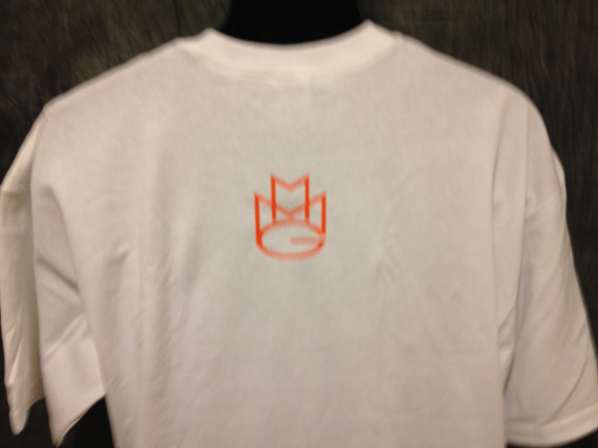 Maybach Music Group Tshirt: White with Orange Print - TshirtNow.net - 3