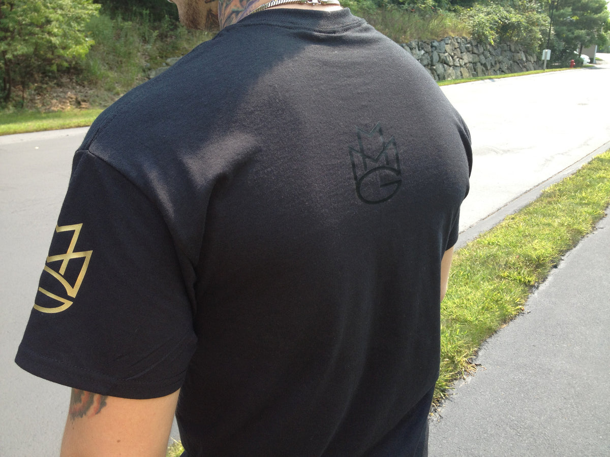 Maybach Music Group Limited Edition Tshirt: Black with Gold and Black Print - TshirtNow.net - 4