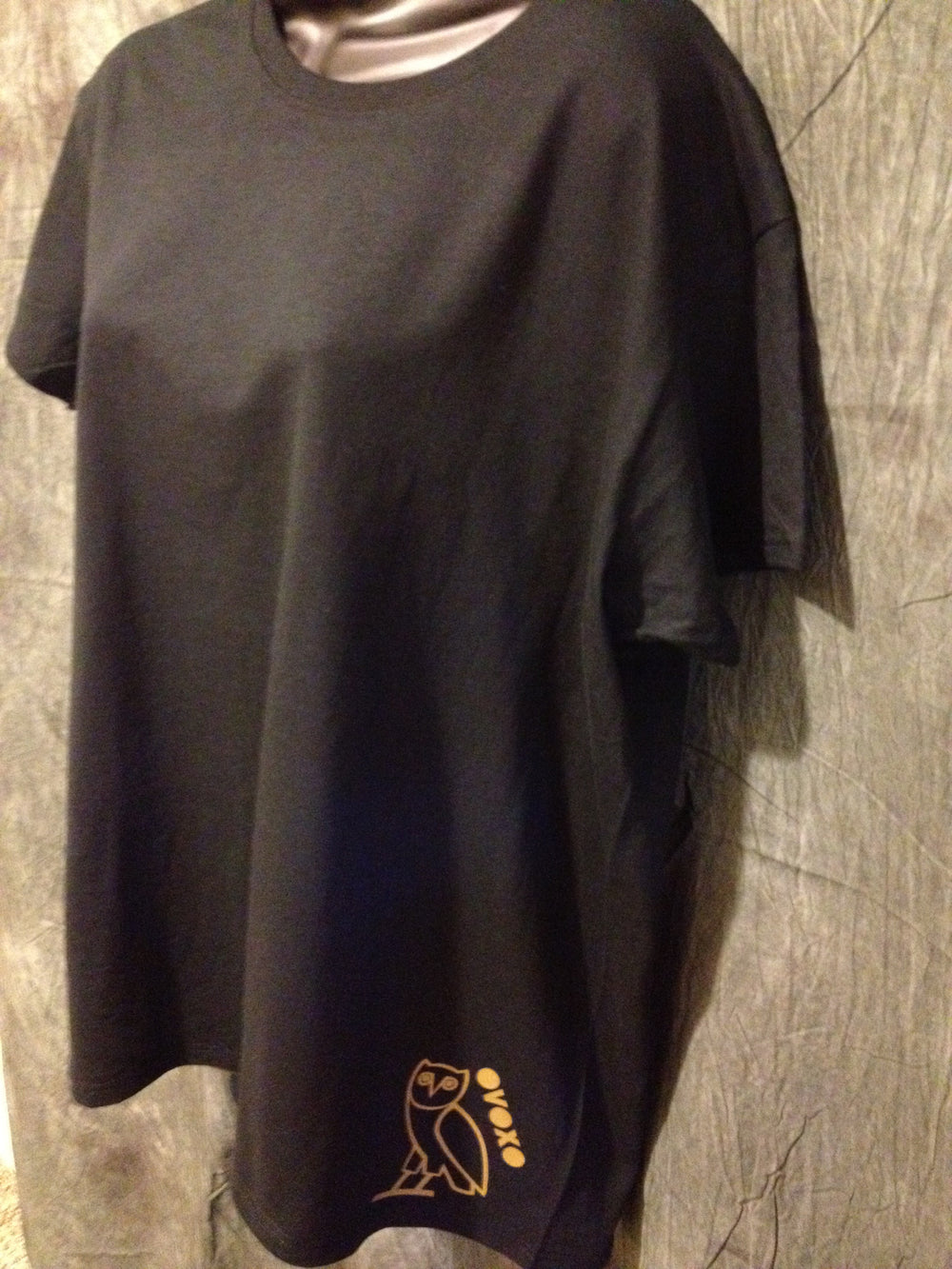 Ovo Drake October's Very Own Ovoxo Owl Gang Girls Tshirt: Gold Print on Black Womens Tshirt - TshirtNow.net - 1
