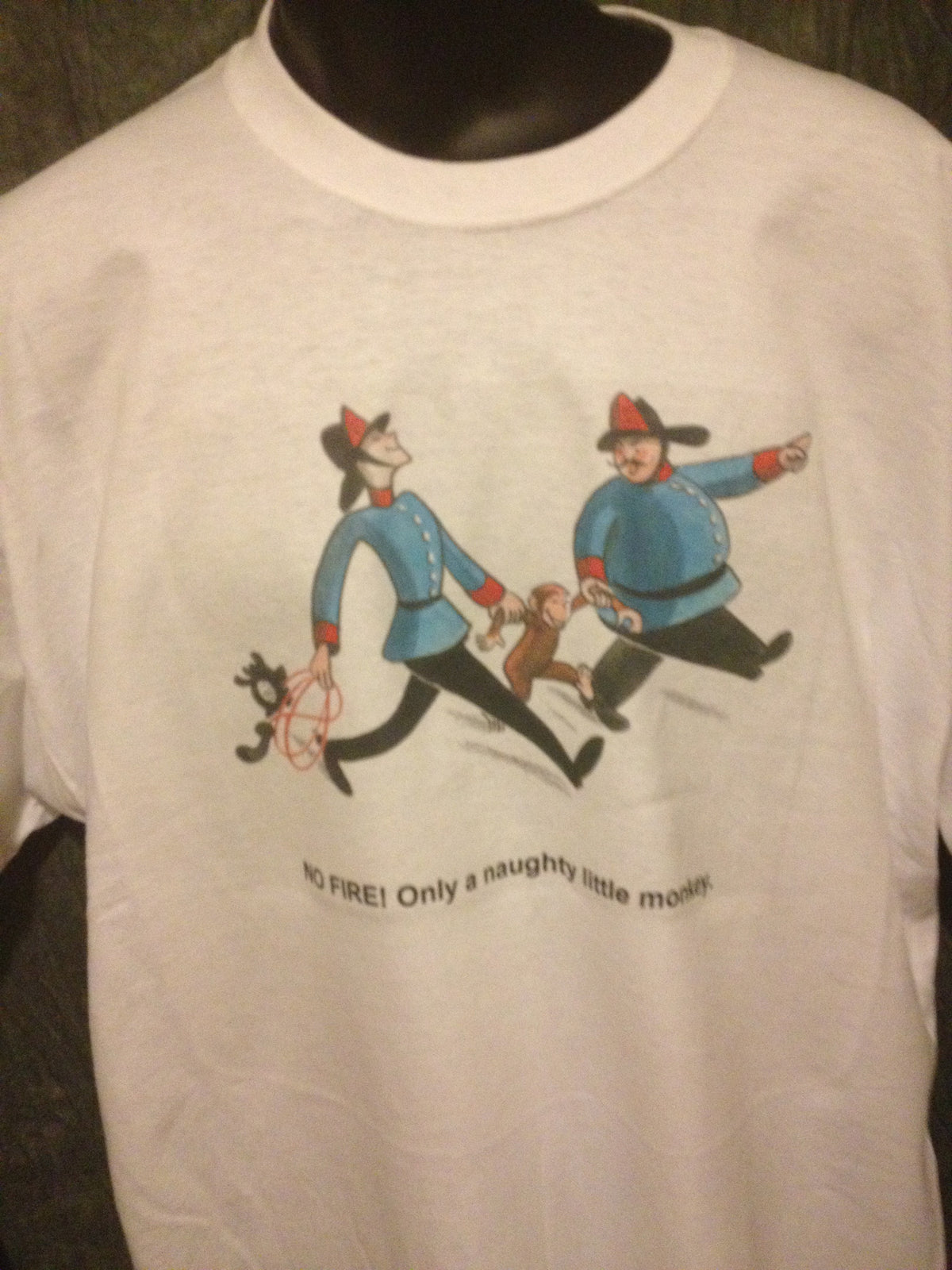 Curious George Fireman Tshirt - TshirtNow.net - 6