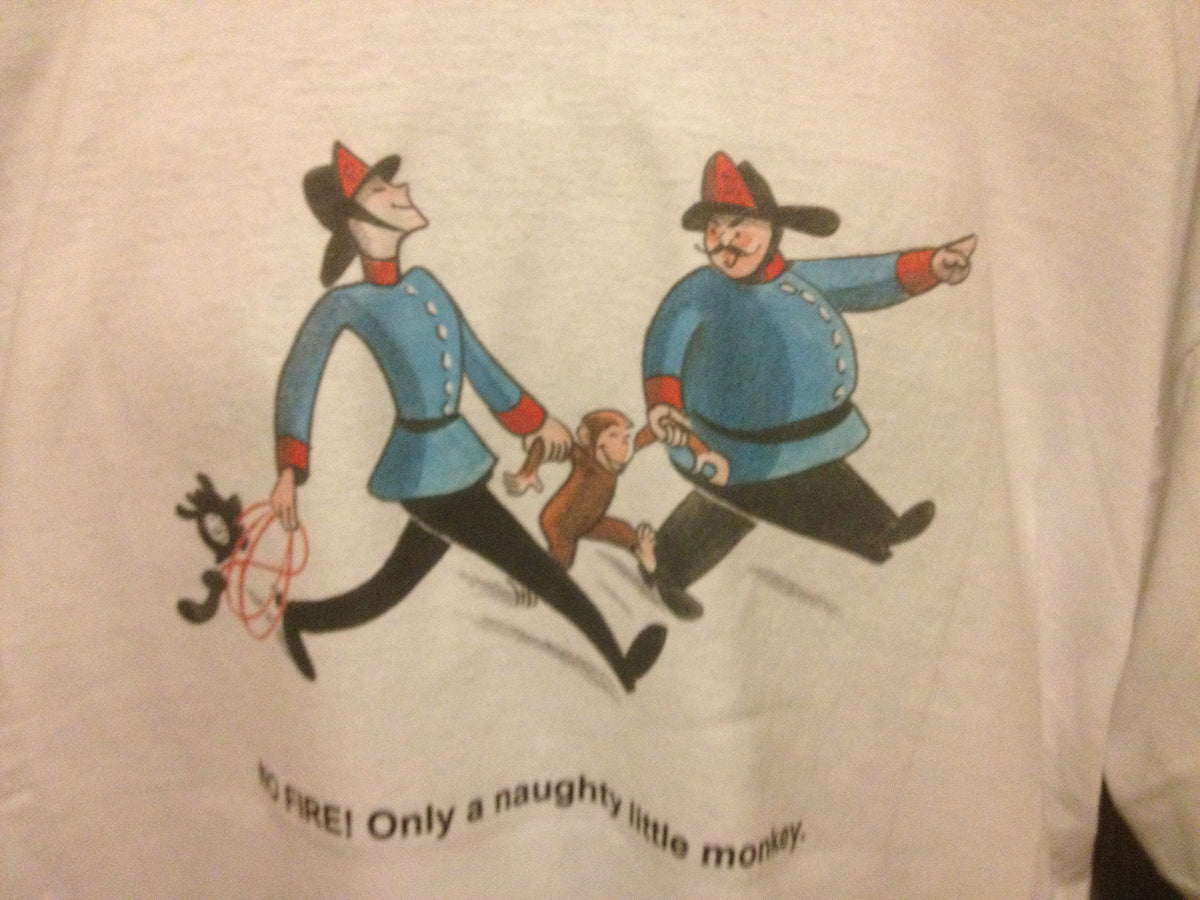 Curious George Fireman Red Ringer Tshirt - TshirtNow.net - 7