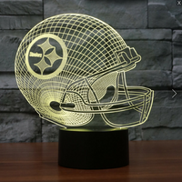 Thumbnail for NFL PITTSBURGH STEELERS 3D LED LIGHT LAMP