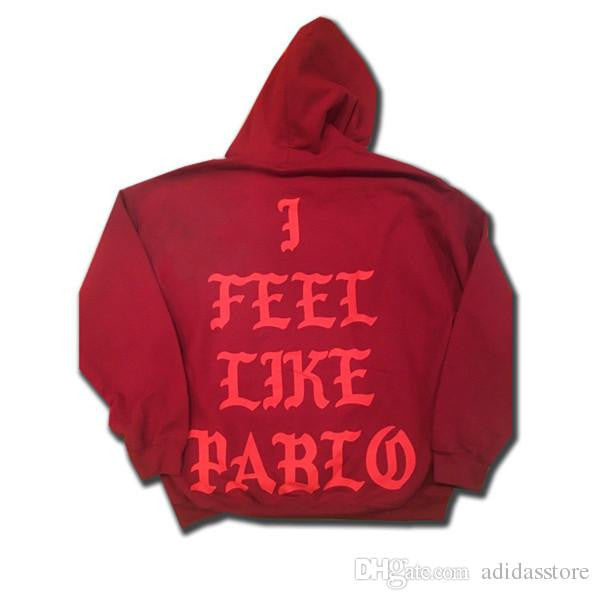 Red YEEZY I Feel Like Pablo Hoodie Kanye West Hooded Sweatshirt - TshirtNow.net - 2
