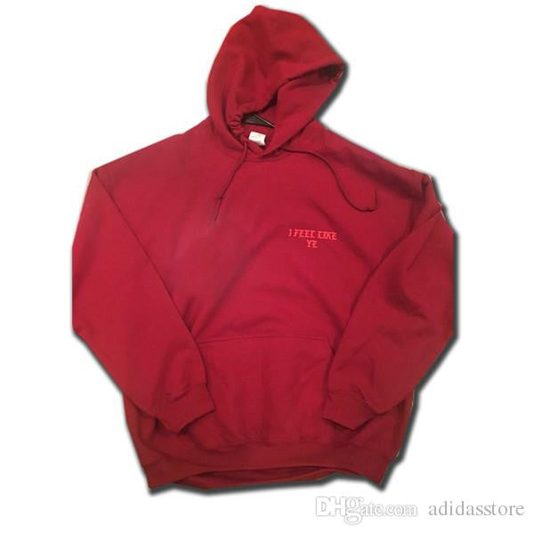 Red YEEZY I Feel Like Pablo Hoodie Kanye West Hooded Sweatshirt - TshirtNow.net - 3